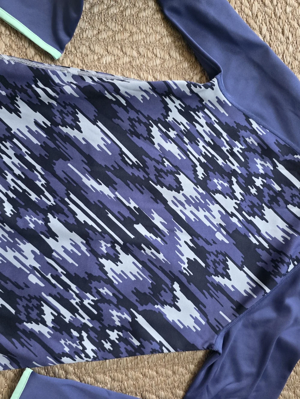 Nike Women's Purple Patterned Athletic Jacket